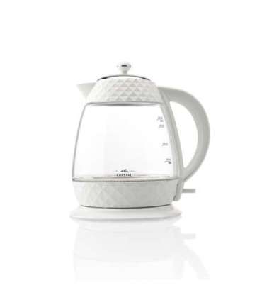 ETA Crystal Kettle ETA315490010 Electric 2200 W 1.7 L Glass 360° rotational base Glass/White