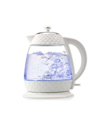 ETA Crystal Kettle ETA315490010 Electric 2200 W 1.7 L Glass 360° rotational base Glass/White
