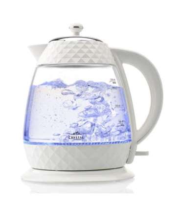 ETA Crystal Kettle ETA315490010 Electric 2200 W 1.7 L Glass 360° rotational base Glass/White