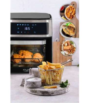 Adler Airfryer Oven AD 6309 Power 1700 W Capacity 13 L Stainless steel/Black