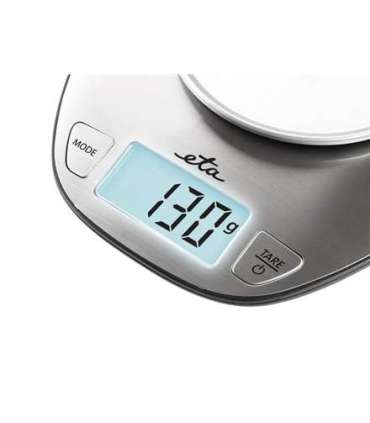 ETA Kitchen scale ETA677890000 Dori Maximum weight (capacity) 5 kg Graduation 1 g Display type LCD Stainless