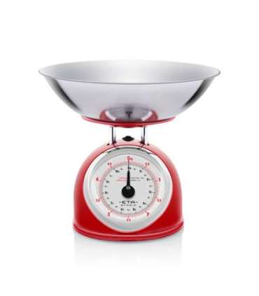 ETA Kitchen scale ETA577790030 Storio Maximum weight (capacity) 5 kg Graduation 25 g Red