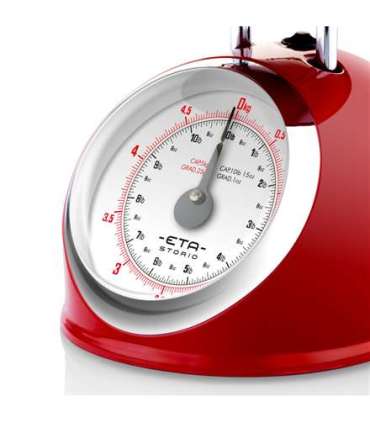 ETA Kitchen scale ETA577790030 Storio Maximum weight (capacity) 5 kg Graduation 25 g Red