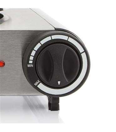 Tristar Free standing table hob KP-6248 Number of burners/cooking zones 2 2500 W Stainless Steel/Black |