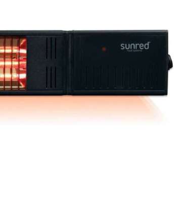 SUNRED Heater RDS-15W-B, Fortuna Wall Infrared 1500 W Black IP55