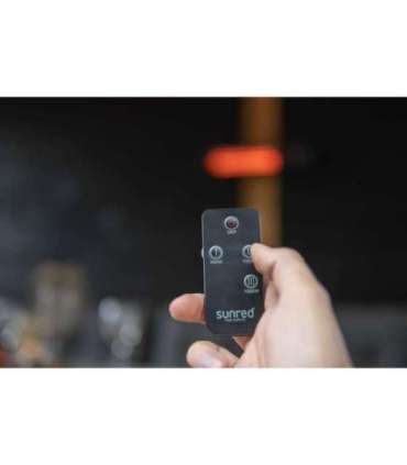 SUNRED Heater RDS-15W-B, Fortuna Wall Infrared 1500 W Black IP55