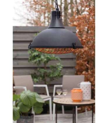 SUNRED Heater IND-2100H, Indus II Bright Hanging Infrared 2100 W Black IP44