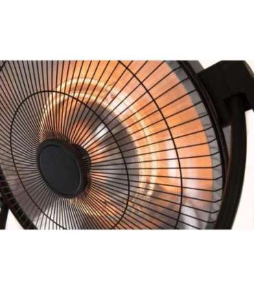 SUNRED Heater RSS16, Retro Bright Standing Infrared 2100 W Black IP54