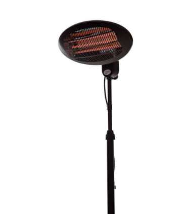 SUNRED Heater SMQ2000A, Elekra Quartz Standing Infrared 2000 W Black IP34