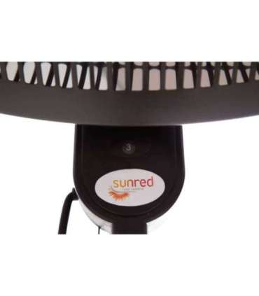 SUNRED Heater SMQ2000A, Elekra Quartz Standing Infrared 2000 W Black IP34
