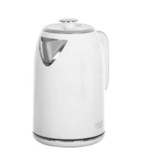 Adler Kettle AD 1341 Electric 2200 W 1.7 L Stainless steel 360° rotational base White
