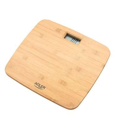 Adler Bathroom Bamboo Scale AD 8173 Maximum weight (capacity) 150 kg Accuracy 100 g