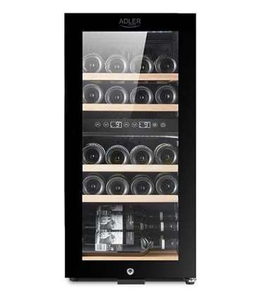 Adler Wine Cooler AD 8080 Energy efficiency class G Free standing Bottles capacity 24 Cooling type