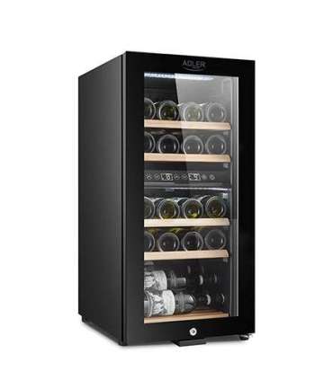 Adler Wine Cooler AD 8080 Energy efficiency class G Free standing Bottles capacity 24 Cooling type