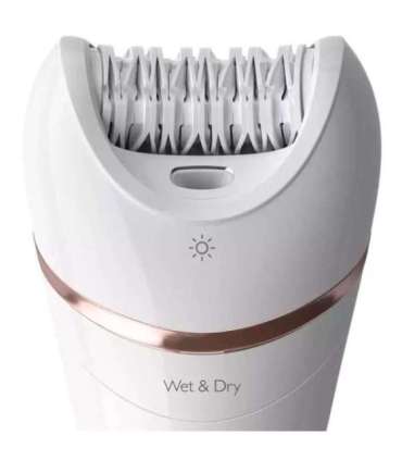 Philips Epilator BRE740/10 Operating time (max) 40 min Number of power levels N/A Wet & Dry White