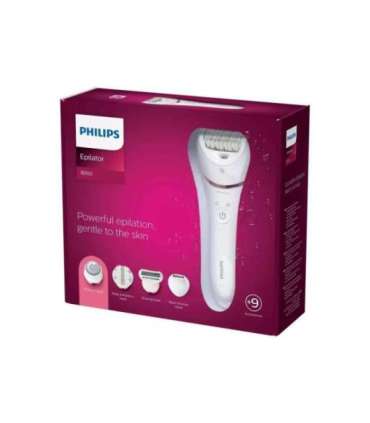 Philips Epilator BRE740/10 Operating time (max) 40 min Number of power levels N/A Wet & Dry White