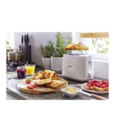 Philips Toaster HD2581/00 Daily Collection Power  760-900 W Number of slots 2 Housing material Plastic White