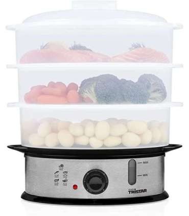 Tristar Food Steamer VS-3914 Silver 1200 W Capacity 11 L Number of baskets 3