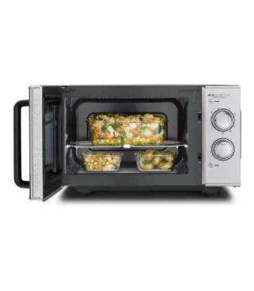 Caso Ceramic Microwave Oven with Grill MG 25 Ecostyle Free standing 25 L 900 W Grill Silver