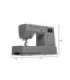 Singer Computerized Sewing Machine HD6800C Heavy Duty Number of stitches 586 Number of buttonholes 9 Grey