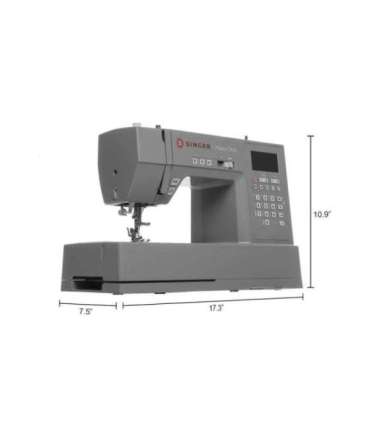 Singer Computerized Sewing Machine HD6800C Heavy Duty Number of stitches 586 Number of buttonholes 9 Grey