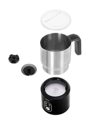 Camry Milk Frother CR 4498 500 W Base frame: plastic, Cup housing: stainless steel Black