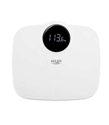 Adler Bathroom Scale AD 8172w Maximum weight (capacity) 180 kg Accuracy 100 g Body Mass Index (BMI) measuring