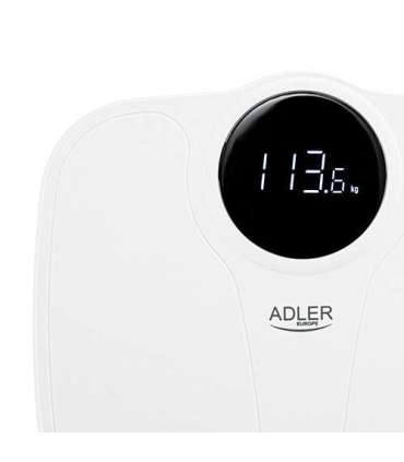 Adler Bathroom Scale AD 8172w Maximum weight (capacity) 180 kg Accuracy 100 g Body Mass Index (BMI) measuring