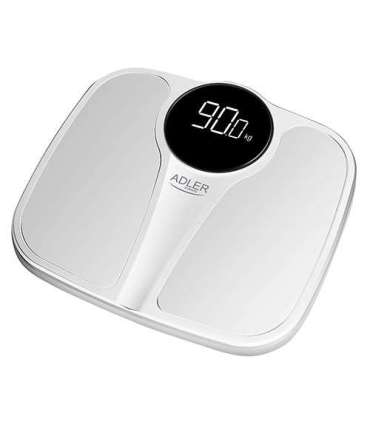 Adler Bathroom Scale AD 8172w Maximum weight (capacity) 180 kg Accuracy 100 g Body Mass Index (BMI) measuring