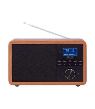 Adler Radio DAB+ Bluetooth AD 1184 Alarm function Black/Brown