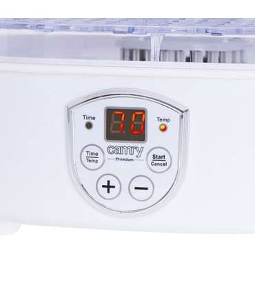 Camry Food Dehydrator CR 6659 Power 240 W Number of trays 5 Temperature control Integrated timer White
