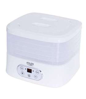 Adler Food Dehydrator AD 6658 Power 230 W Number of trays 5 Temperature control Integrated timer White