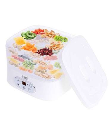 Adler Food Dehydrator AD 6658 Power 230 W Number of trays 5 Temperature control Integrated timer White