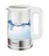 Mesko Kettle MS 1301w Electric 1850 W 1.7 L Glass/Stainless steel 360° rotational base White