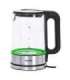 Mesko Kettle MS 1301b Electric 1850 W 1.7 L Glass/Stainless steel 360° rotational base Black