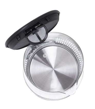 Mesko Kettle MS 1301b Electric 1850 W 1.7 L Glass/Stainless steel 360° rotational base Black