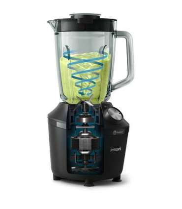Philips Blender HR2291/01 3000 Series Tabletop 600 W Jar material Glass Jar capacity 2 L Ice crushing |