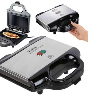TEFAL Sandwich Maker SM157236 700 W Number of plates 1 Black/Stainless steel