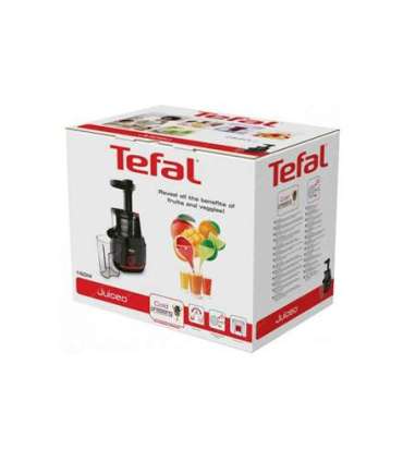 JUICER ZC150838 TEFAL TEFAL Juiceo Juice extractor ZC150838 Type Centrifugal Red/Black 150 W Number of