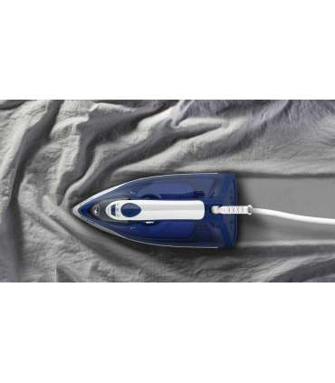 TEFAL FV2838E0 Steam Iron 2400 W Water tank capacity 270 ml Continuous steam 40 g/min Blue/White