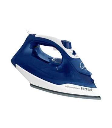 TEFAL FV2838E0 Steam Iron 2400 W Water tank capacity 270 ml Continuous steam 40 g/min Blue/White
