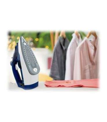 TEFAL FV2838E0 Steam Iron 2400 W Water tank capacity 270 ml Continuous steam 40 g/min Blue/White