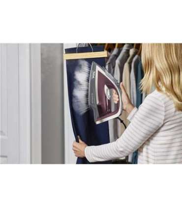 TEFAL FV6870E0 Steam Iron 2800 W Water tank capacity 270 ml Continuous steam 40 g/min Red/Grey