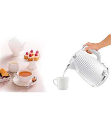 TEFAL Electric Kettle KO250130 Electric 2400 W 1.7 L Plastic 360° rotational base White