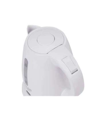 Adler Kettle AD 1272 Electric 1600 W 1 L Stainless steel/Polypropylene 360° rotational base White