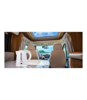 Adler Kettle AD 1272 Electric 1600 W 1 L Stainless steel/Polypropylene 360° rotational base White