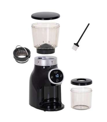 Adler Coffee Grinder AD 4450 Burr 300 W Coffee beans capacity 300 g Number of cups 1-10 pc(s) Black