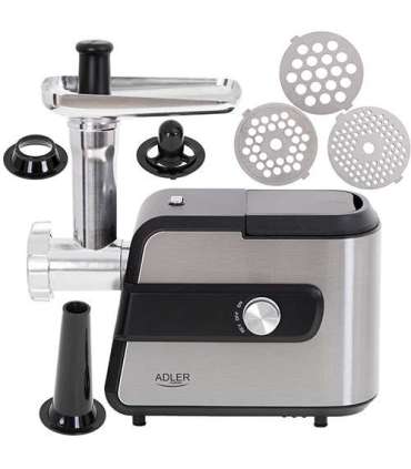 Adler Meat mincer with a shredder AD 4813 Silver/Black 600 W Number of speeds 2 Throughput (kg/min) 1