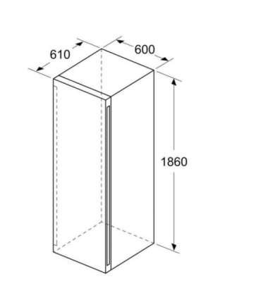 Bosch Wine Cooler KWK36ABGA Energy efficiency class G Free standing Bottles capacity 199 Black