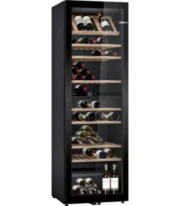 Bosch Wine Cooler KWK36ABGA Energy efficiency class G Free standing Bottles capacity 199 Black